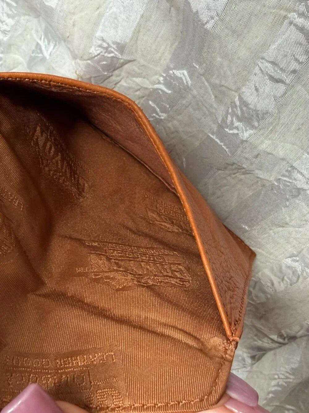 VTG Canyon Outback Texas Longhorns Genuine Leather Envelope Clutch Pouch